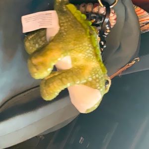 Crock keychain green good for backpacks